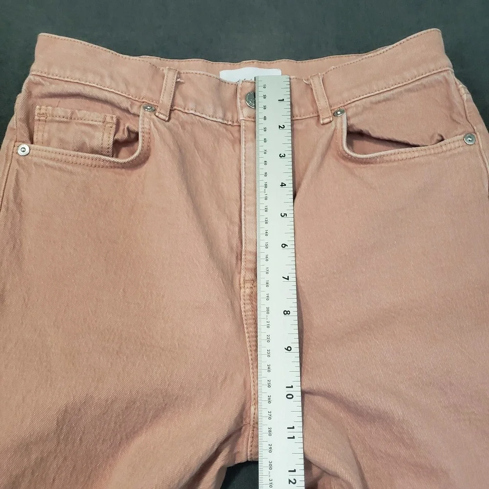 Ann Taylor Loft‎ Jeans Womens Size 2 High Waist Straight Crop Pink